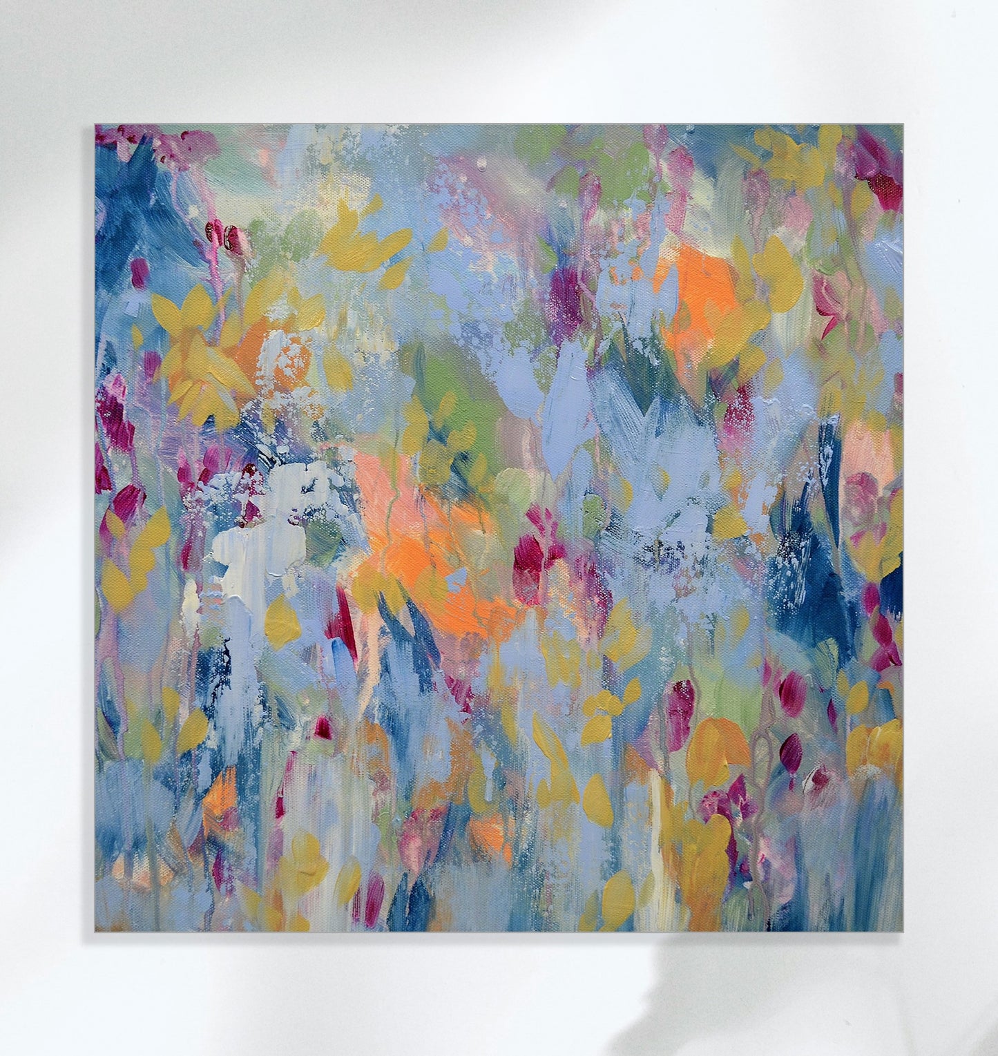 Floral Frequency - Framed Print on Paper