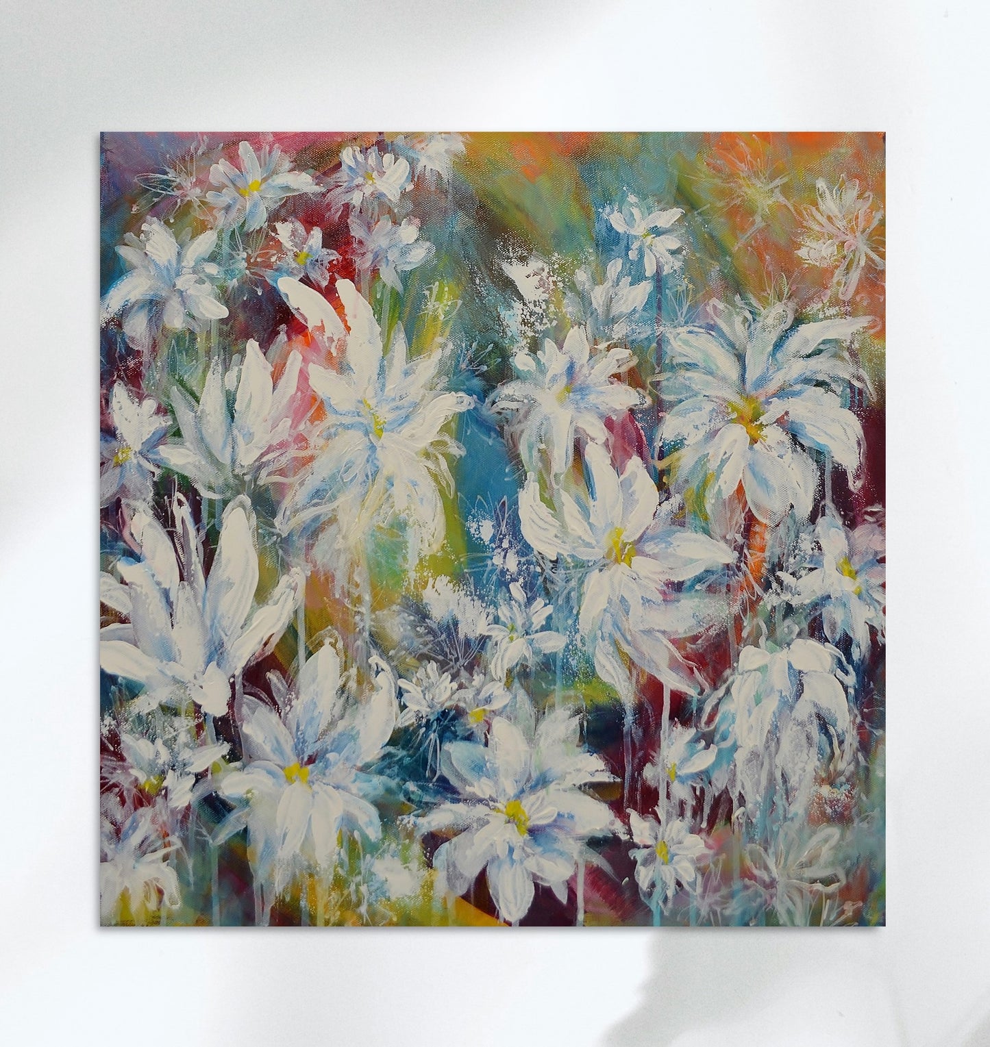 Summer Daisies - Framed Print on Paper