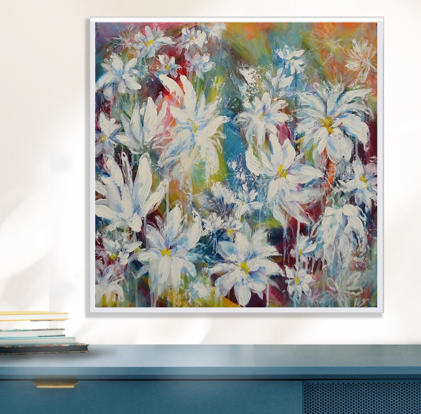 Summer Daisies - Framed Print on Paper