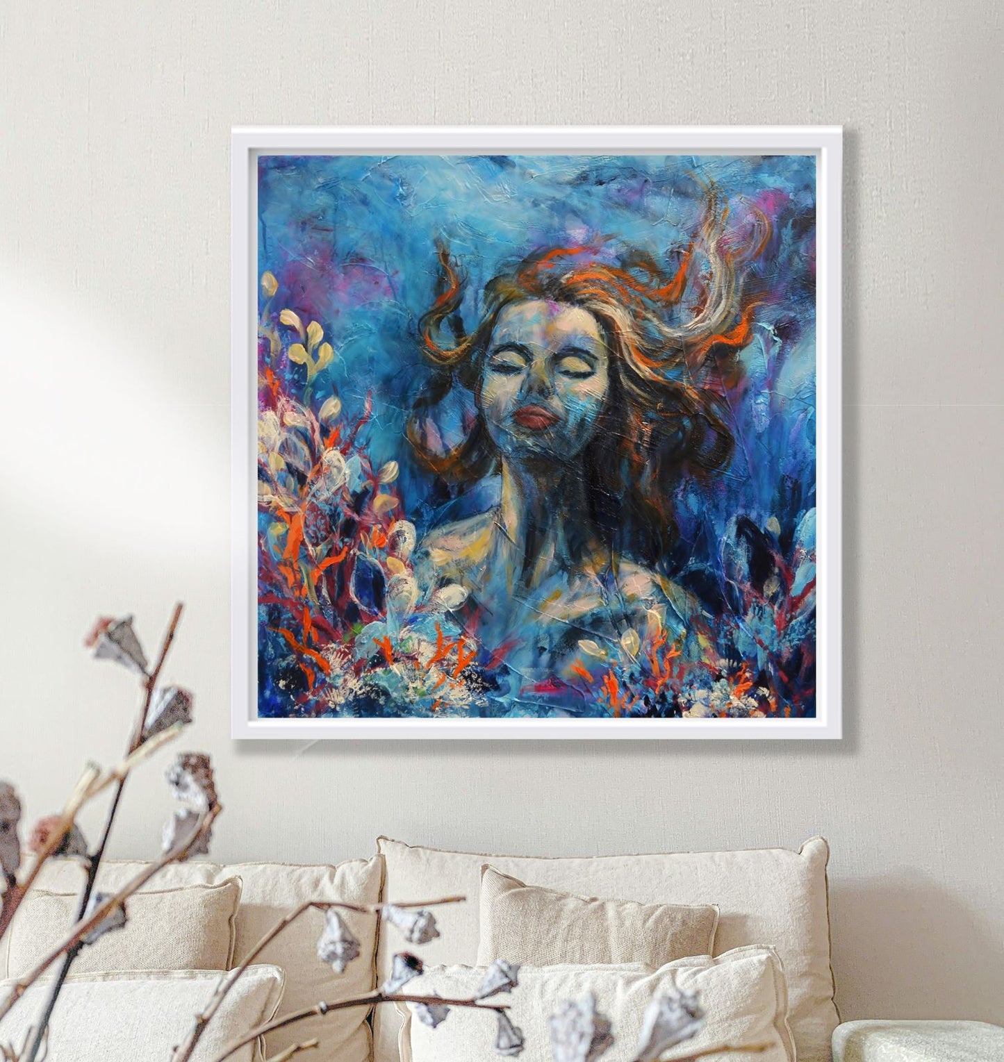 In the Ocean’s Light - Framed Print on Paper