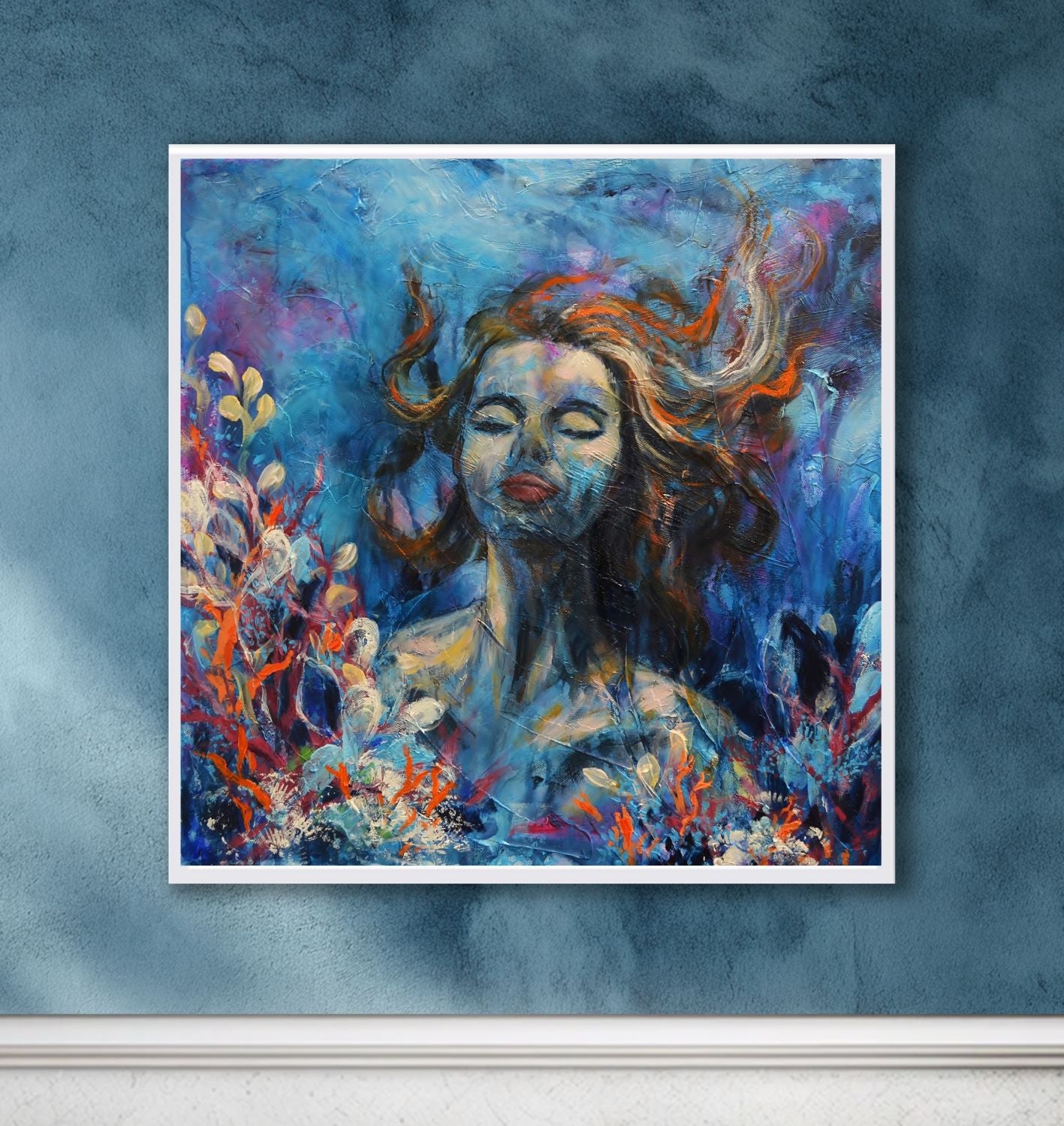 In the Ocean’s Light - Framed Print on Paper