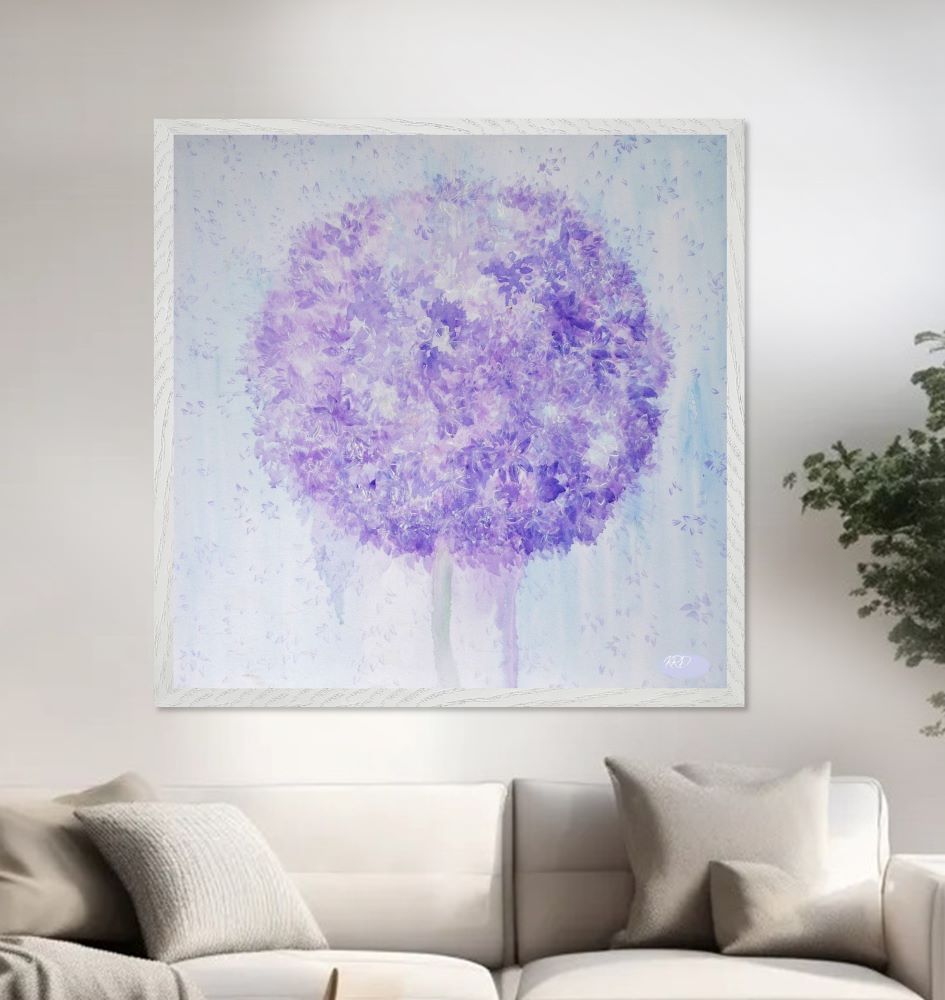 Allium II - Framed Print on Paper
