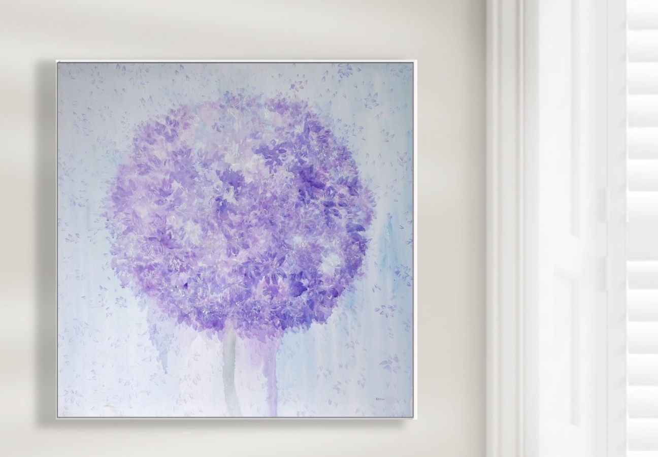 Allium II - Framed Print on Paper