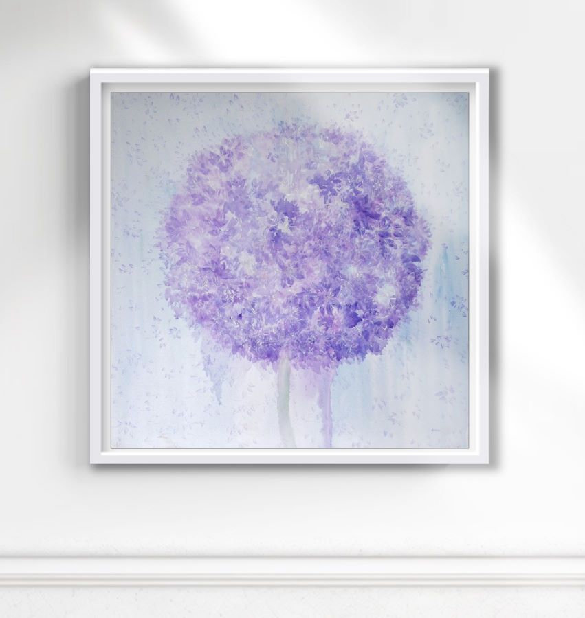 Allium II - Framed Print on Paper