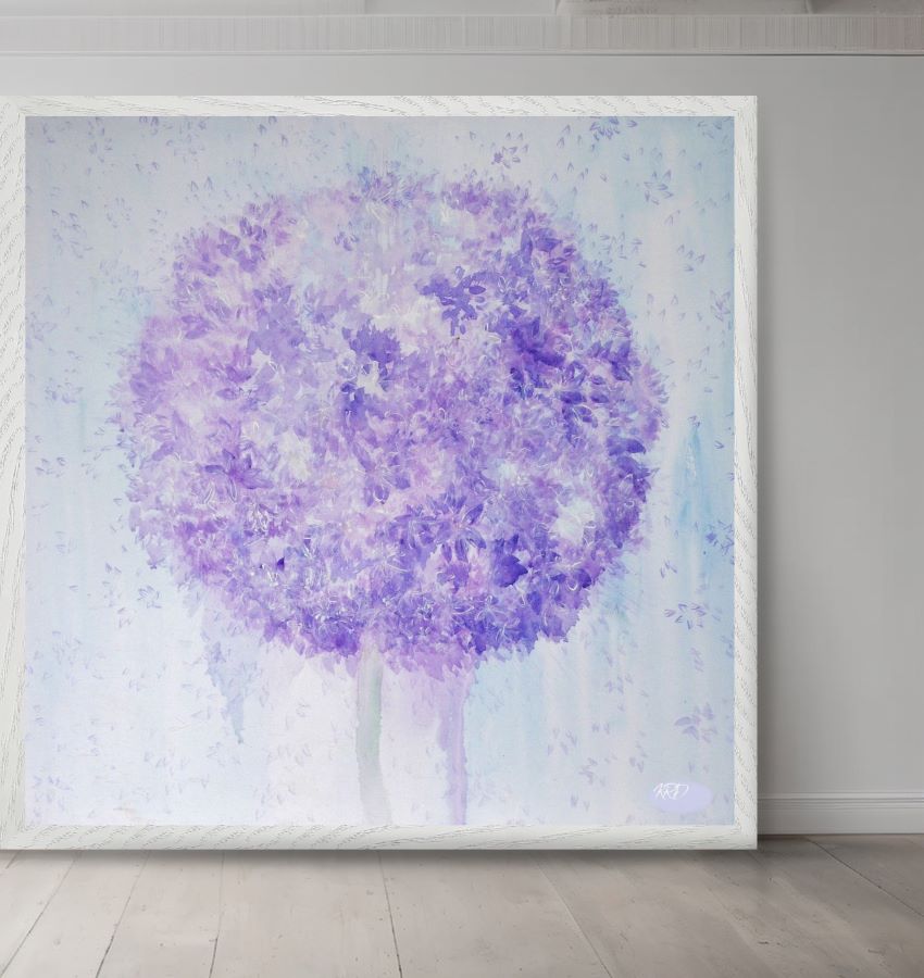 Allium II - Framed Print on Paper