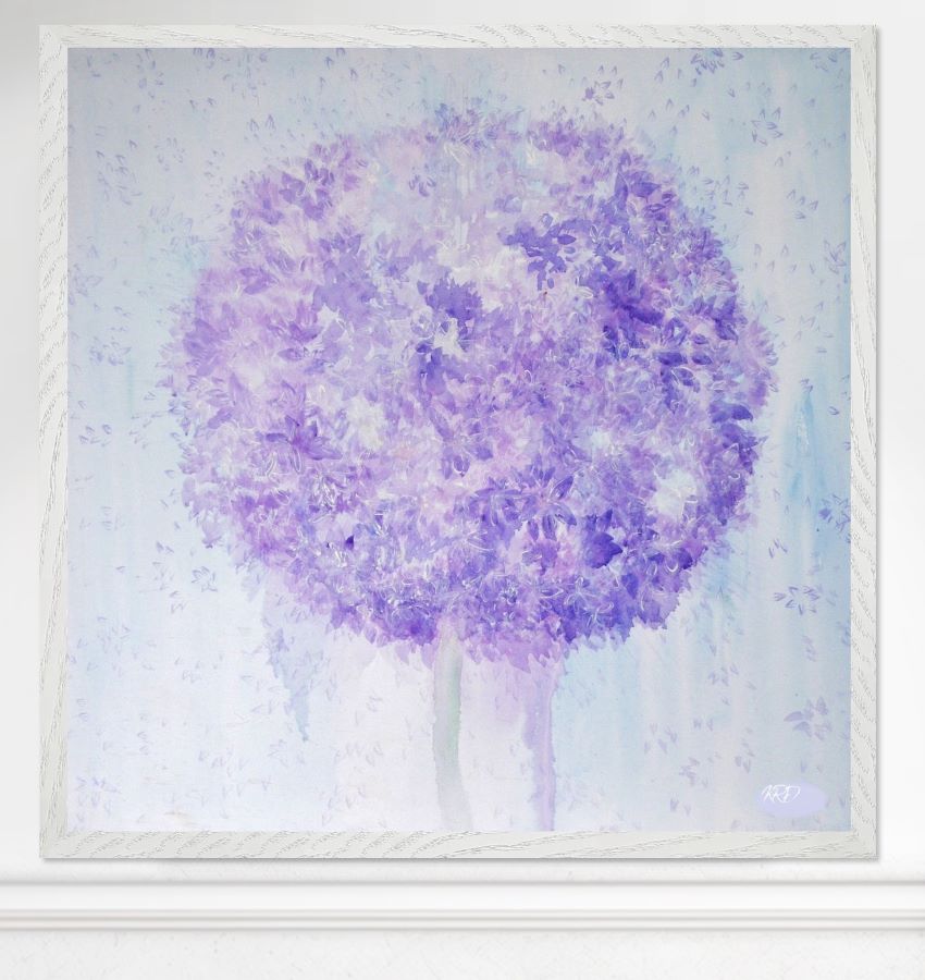 Allium II - Framed Print on Paper