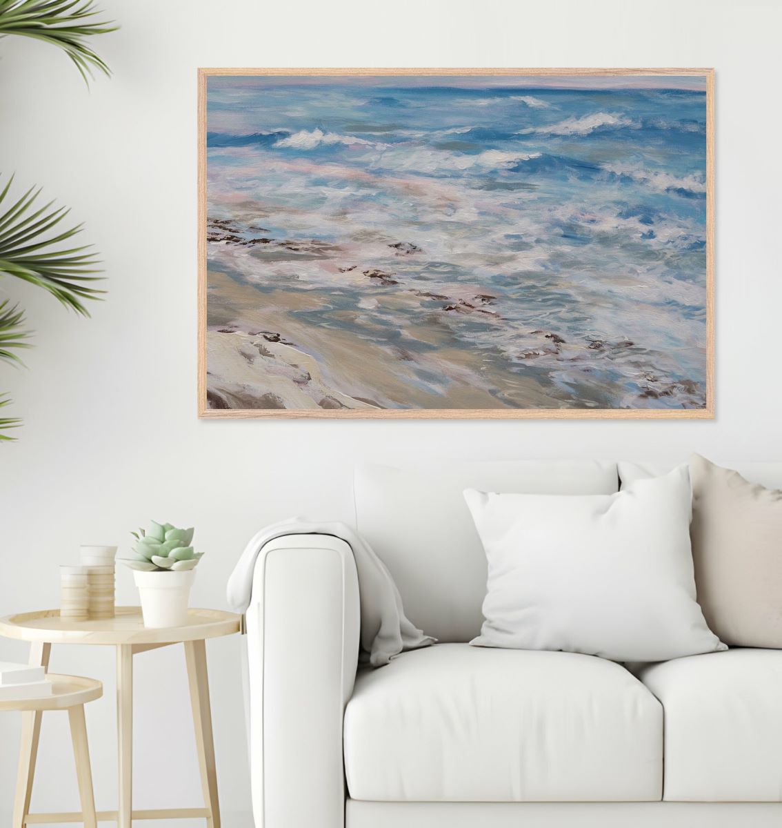 Anglesey Sea - Framed Print on Paper