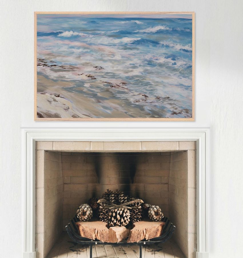 Anglesey Sea - Framed Print on Paper
