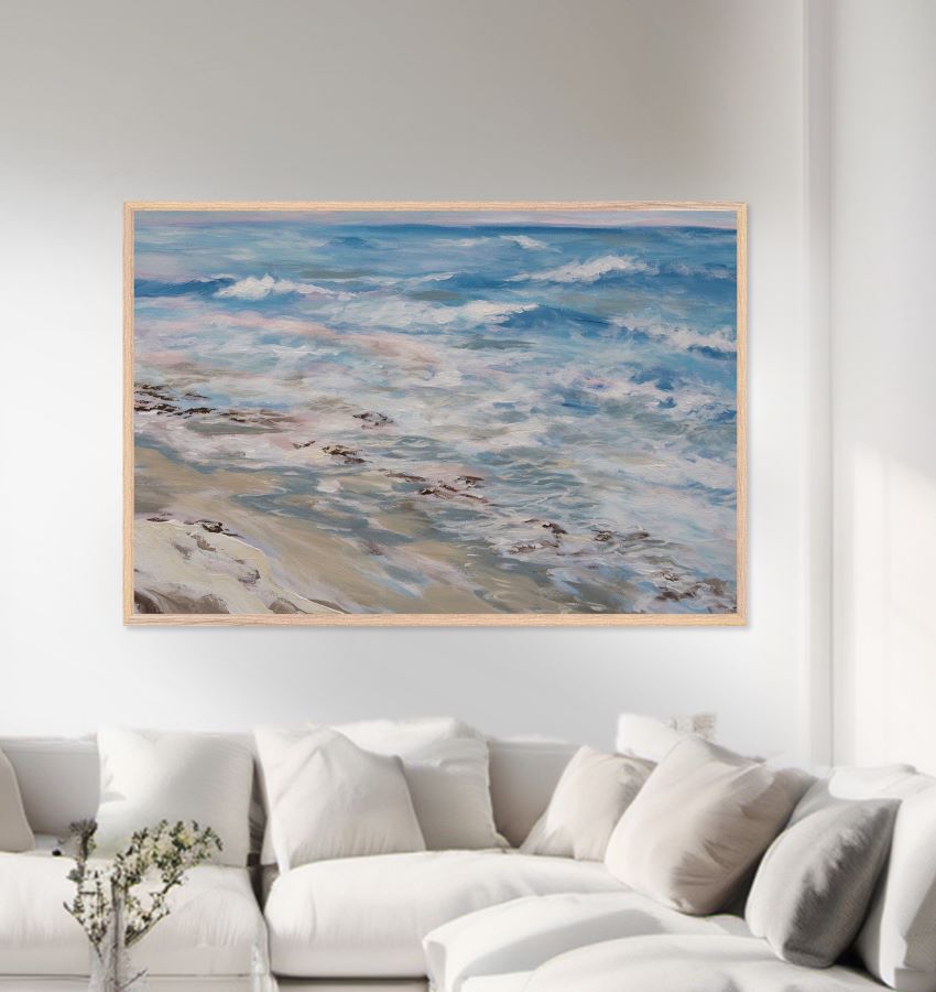 Anglesey Sea - Framed Print on Paper