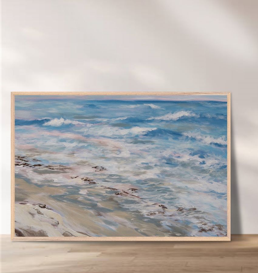 Anglesey Sea - Framed Print on Paper
