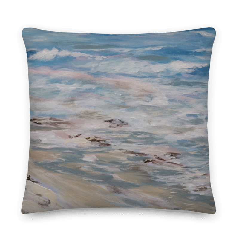 Anglesey Sea Art Cushion