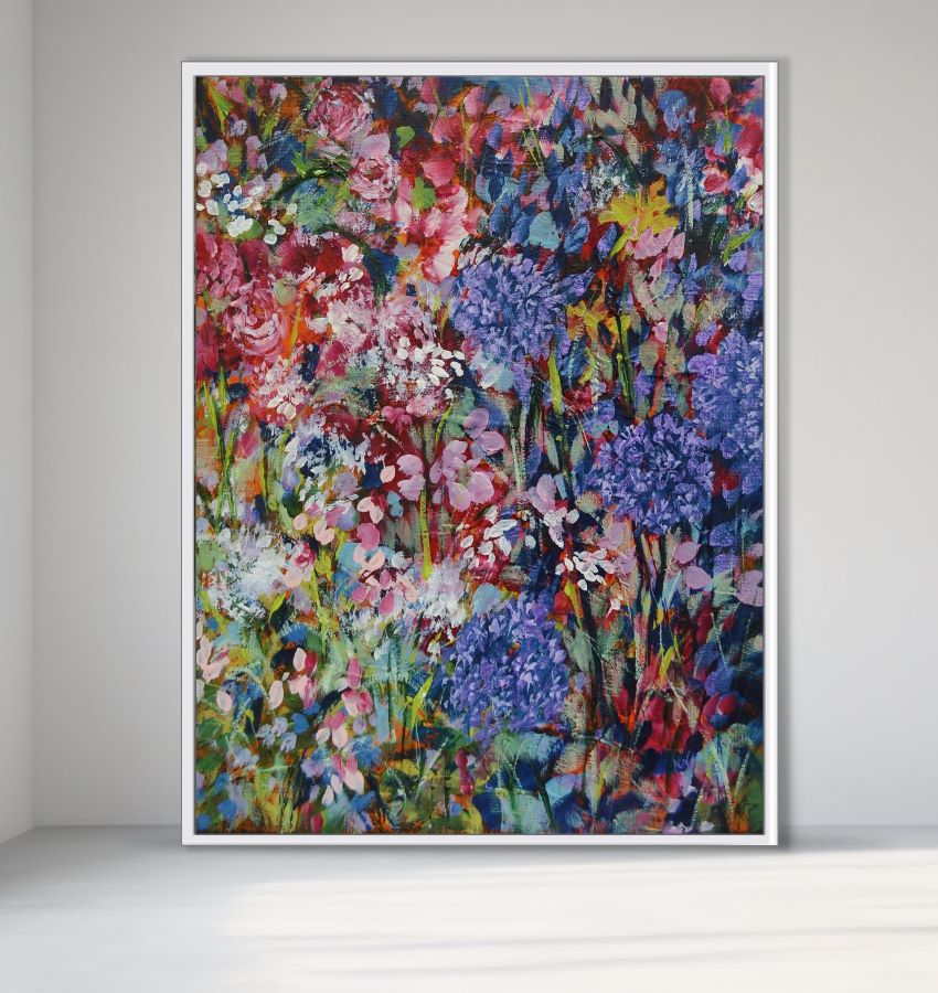 Summer Blooms North Yorkshire - Framed Print on Paper