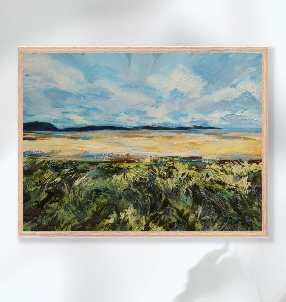 Tidal Heart - Framed Print on Paper