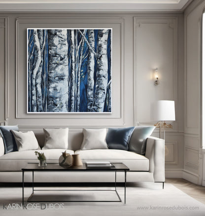 Enigmatic Birch – Fine Art Canvas Print