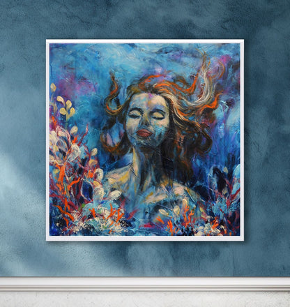 In the Ocean’s Light - Framed Print on Paper