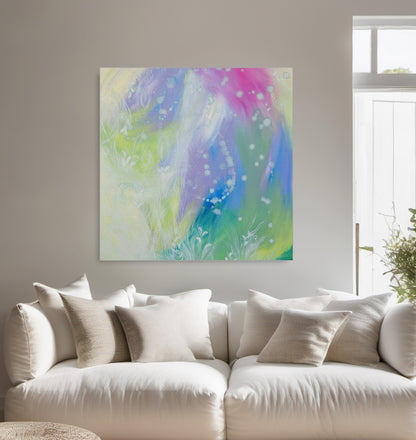 Cosmic Rainbow – Fine Art Canvas Print