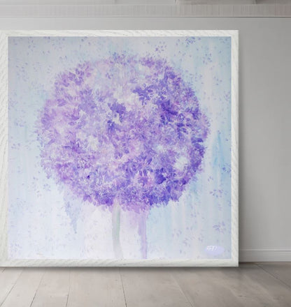 Allium II - Framed Print on Paper
