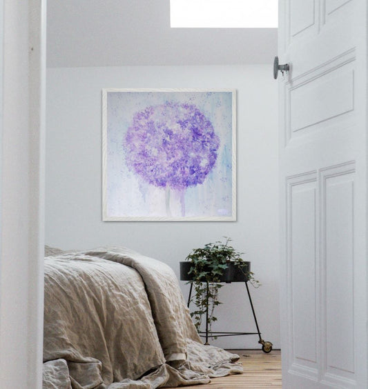 Allium II - Framed Print on Paper