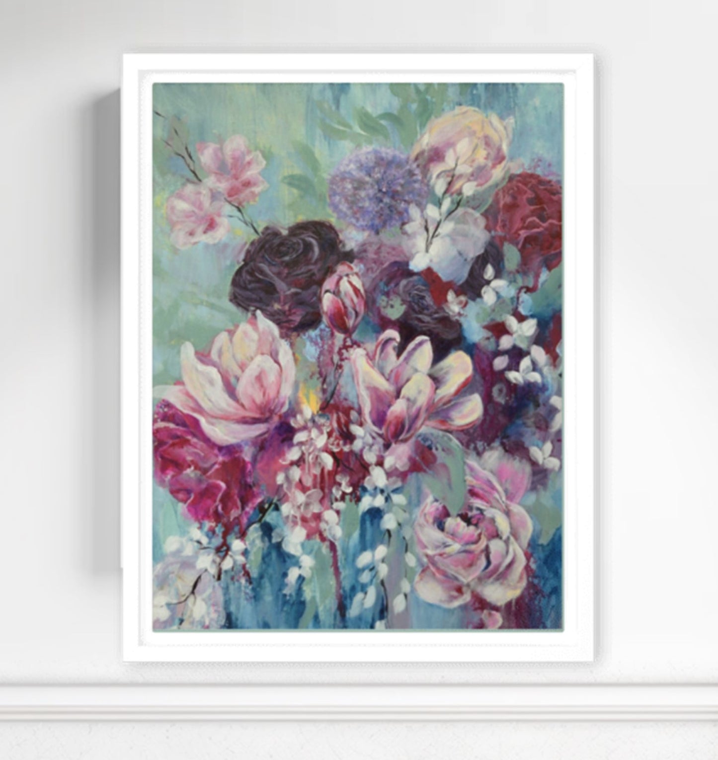 Bloom a Garden of Dreams – Framed Canvas Floral Print