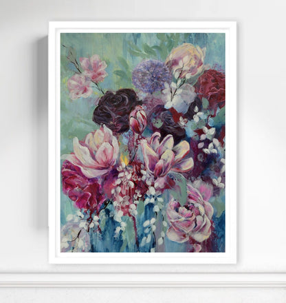 Bloom a Garden of Dreams – Framed Canvas Floral Print