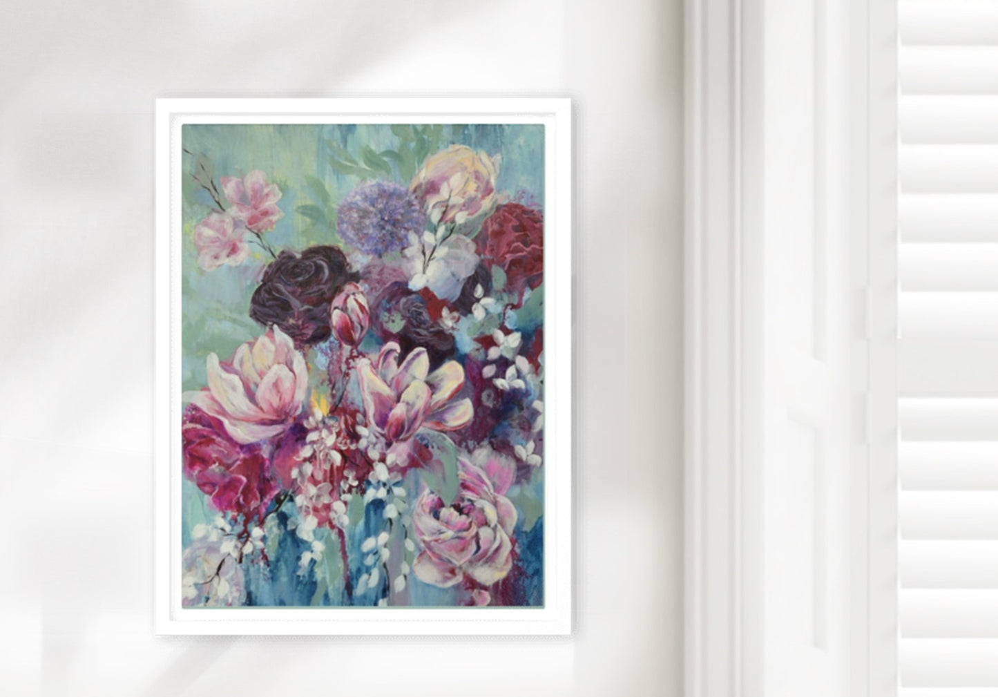 Bloom a Garden of Dreams – Framed Canvas Floral Print