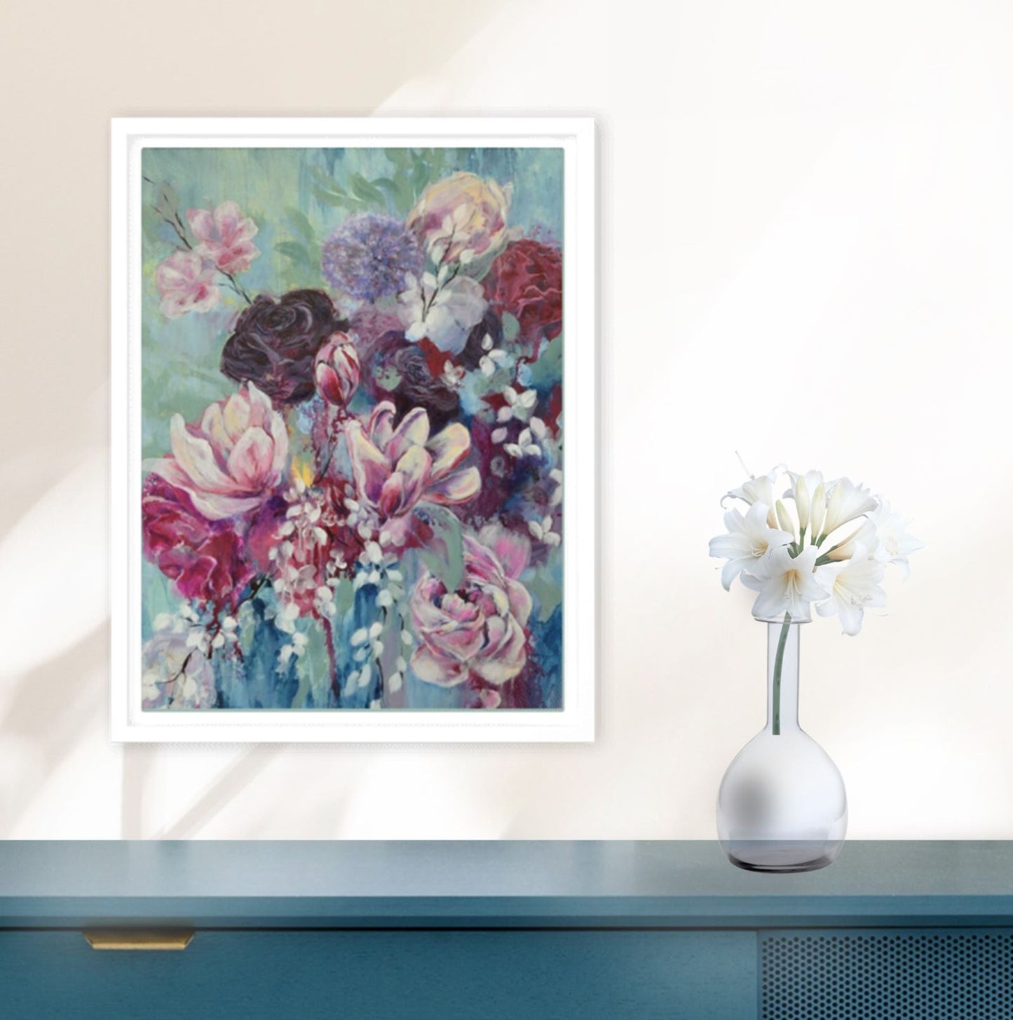 Bloom a Garden of Dreams – Framed Canvas Floral Print