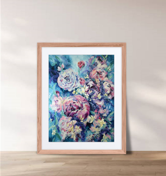 Peony Rhapsody Framed & Mounted Fine Art Print