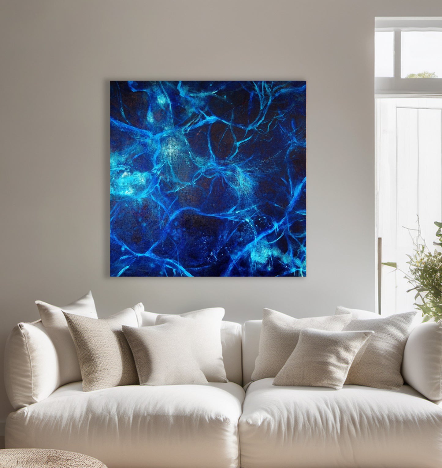 Ocean Deep Blue – Fine Art Canvas Print