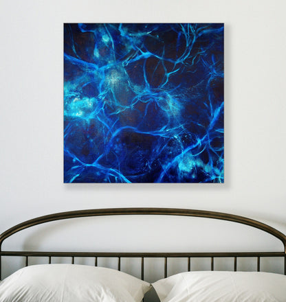 Ocean Deep Blue – Fine Art Canvas Print