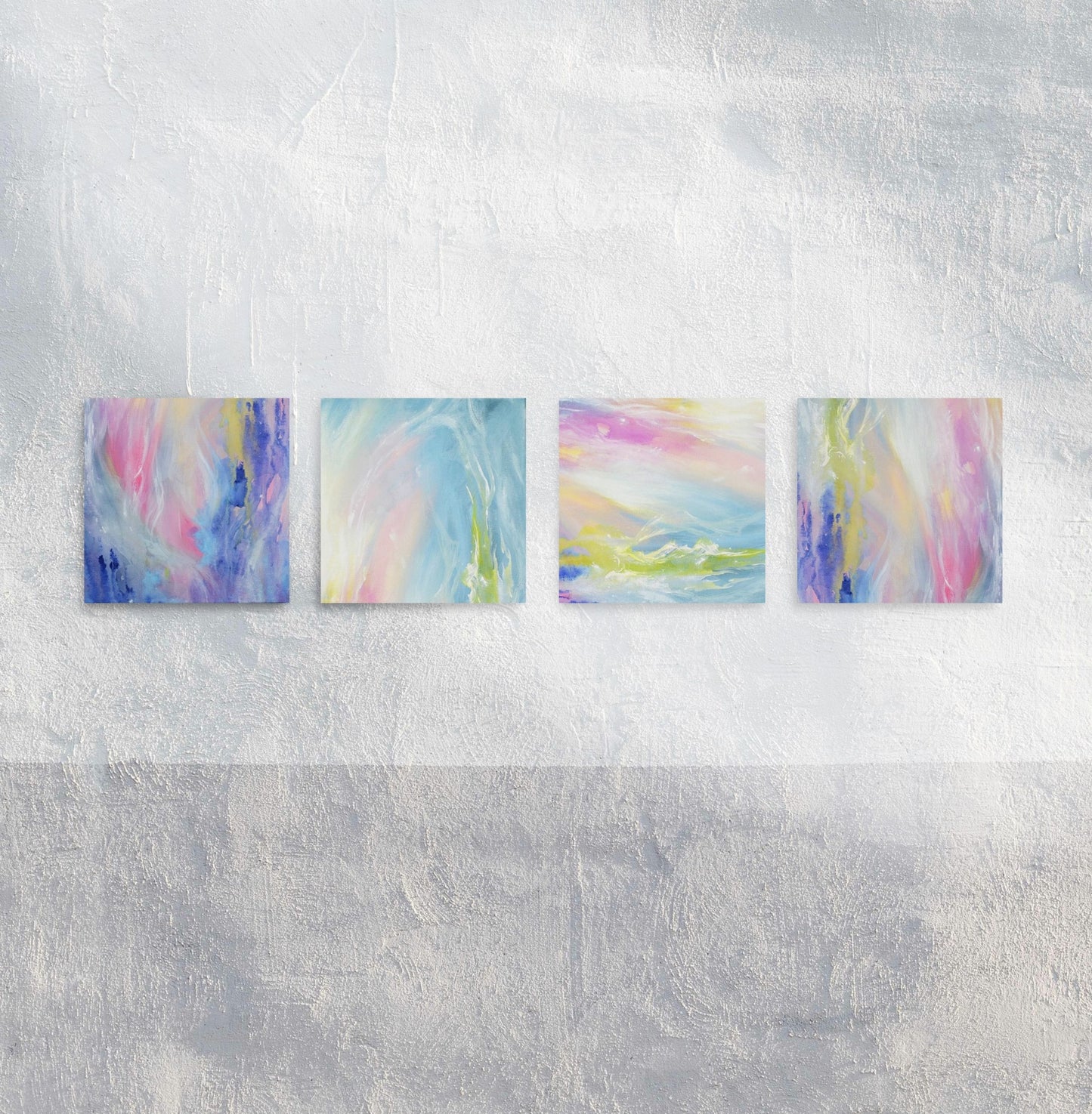 Radiance Mini Series Set of 4 Art Canvas Prints