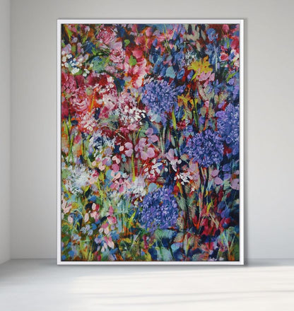 Summer Blooms North Yorkshire - Framed Print on Paper