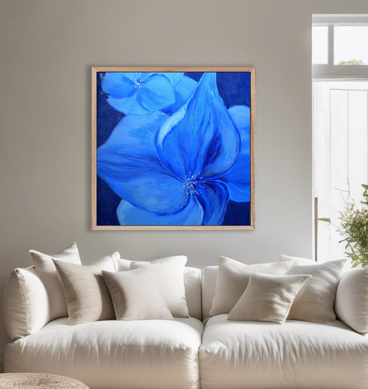 Unbounded Blue – Fine Art Canvas Print